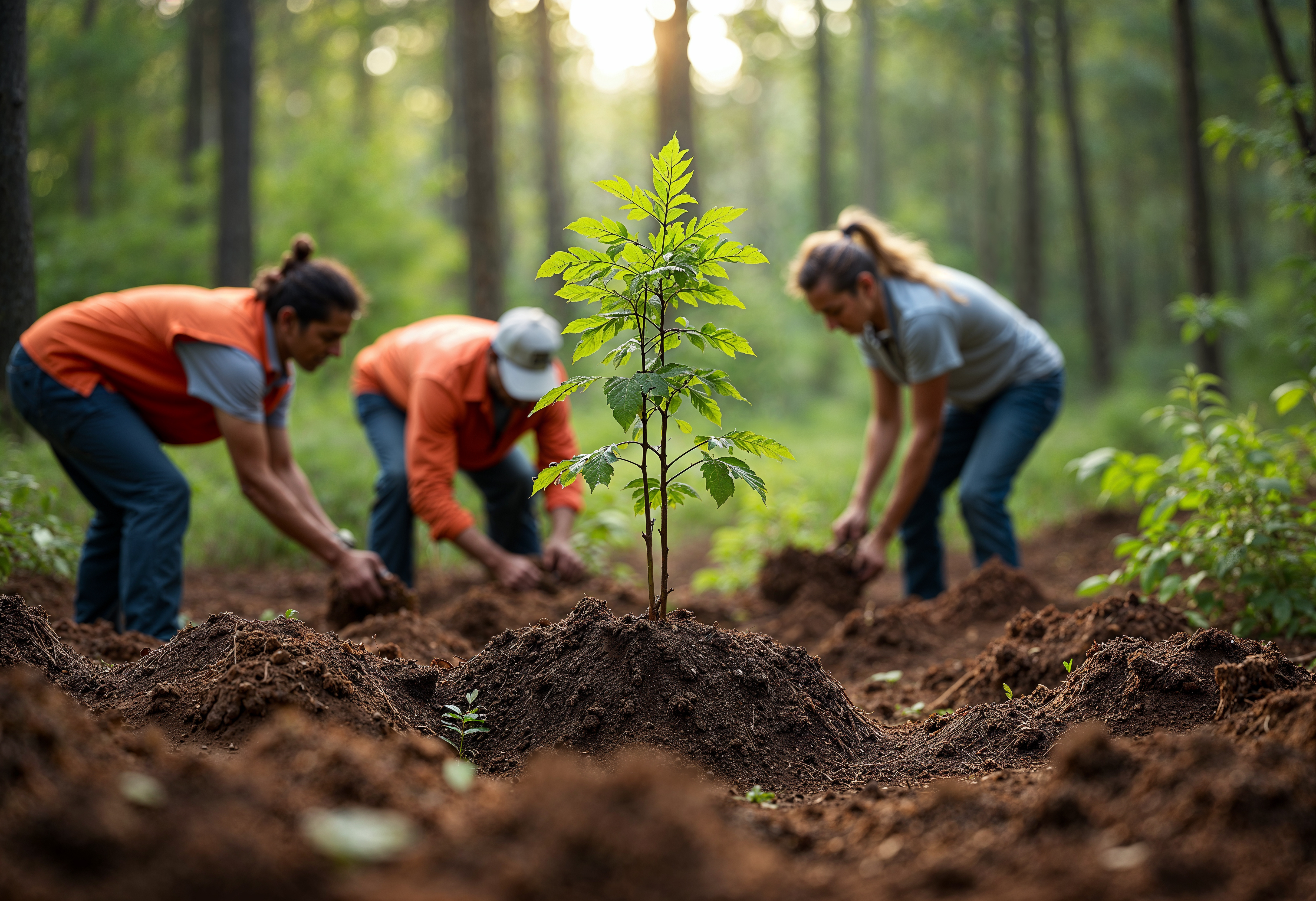 Reflorestamento na Amazônia